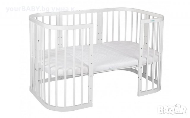 НАЙ-ДОБРАТА Кошара за Бебе Смарт 7в1 с Матрак - Цвят Бяла, снимка 8 - Кошарки - 36609782