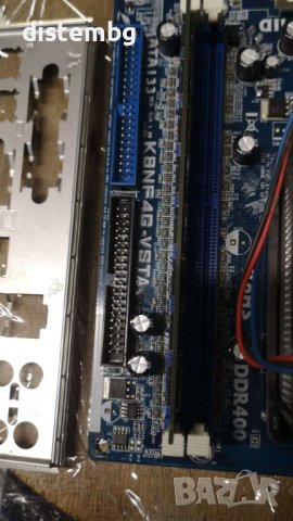 Дънна платка Asrock K8NF4G-VSTA с процесор AMD Sempron 2800+, снимка 2 - Дънни платки - 42778656