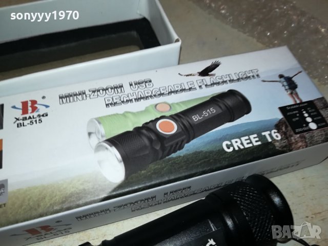 ЛЕД ФЕНЕР-ЗАРЕЖДАНЕ В ЮСБ ПОРТ 2710231855, снимка 9 - Екипировка - 42747097