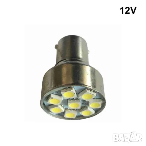 LED крушки BA15S 12V 1 брой