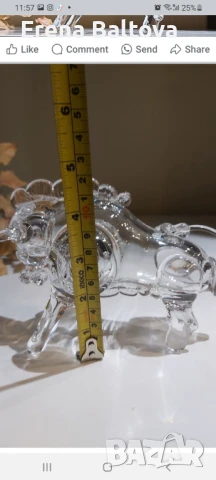🍃❤️  Студийно  арт стъкло Стъклена пластика, снимка 2 - Статуетки - 50601486