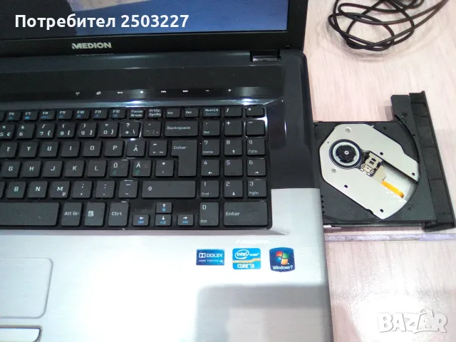 Лаптоп MEDION AKOYA NOTEBOOK E 7220 - четири процесора, снимка 10 - Лаптопи за дома - 55876246