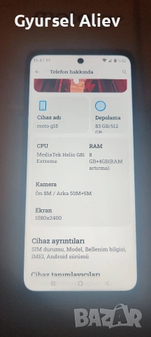 Motorola moto g15, снимка 2 - Motorola - 53285980