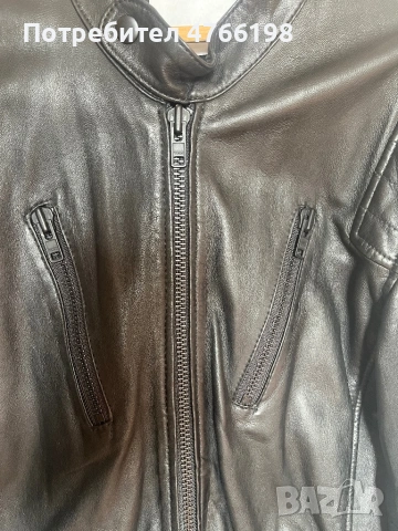 Кожено яке Samsøe Samsøe, снимка 3 - Якета - 54311067