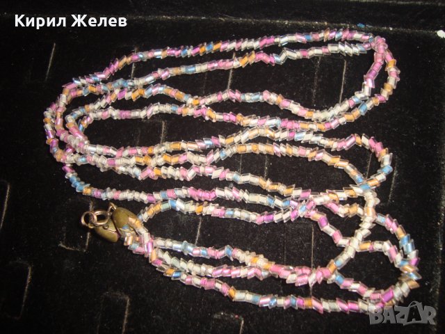 ПЪСТЪР АРТ ХЕНД-МЕЙД МЪНИСТЕН ДВОЕН ГЕРДАН КОЛИЕ 48361