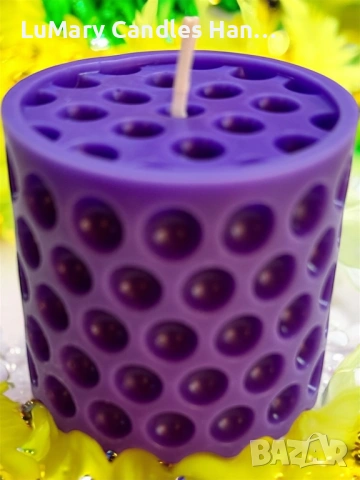 Свещ “Лавандула”, снимка 3 - Декорация за дома - 53223285