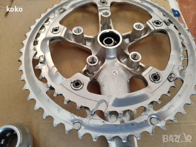 Средно движение венци курбели Shimano 105 , снимка 10 - Части за велосипеди - 49545938