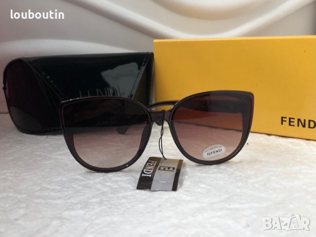Fendi 2022 дамски слънчеви очила тип котка с лого, снимка 7 - Слънчеви и диоптрични очила - 37110238