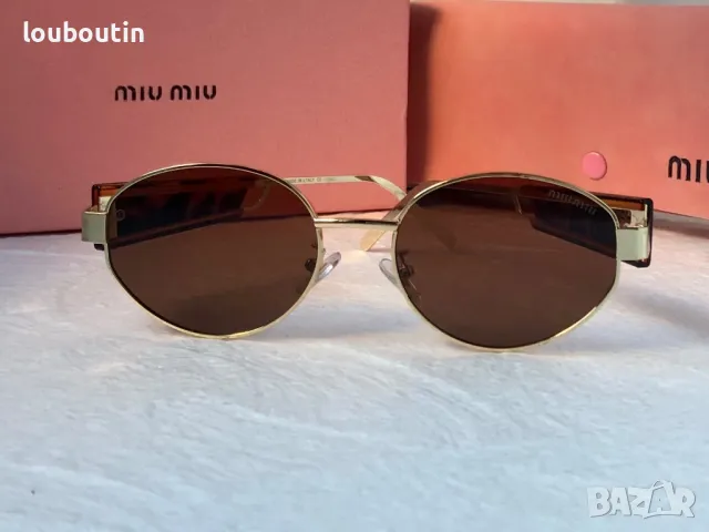 Miu 2024 дамски слънчеви очила елипса кръгли овални 4 цвята, снимка 15 - Слънчеви и диоптрични очила - 47931022