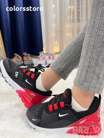 Детски маратонки черно,бяло и червено Nike/BR156p