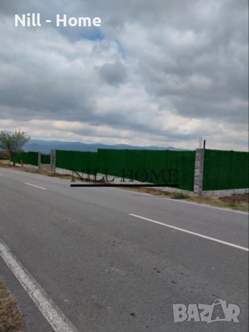 Поцинкована мрежа с декорация ( ИЗКУСТВЕНА ТРЕВА ) 4 мм. Тел / 40 мм. Око, снимка 10 - Огради и мрежи - 52303087