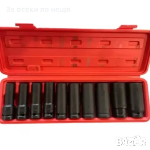 Комплект ударни вложки 10 части , от 10 - 24мм, 1/2, снимка 5 - Други инструменти - 50365992