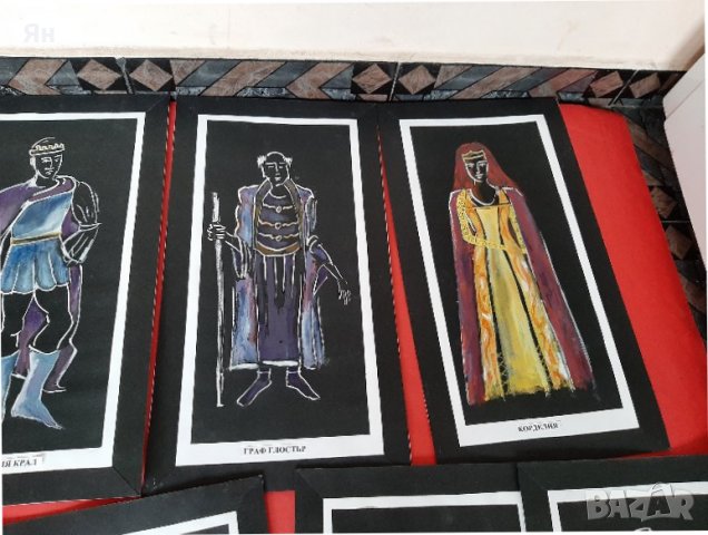 Постери на Герои от 'Крал Лир' на Шекспир Постановка-1960-т , снимка 2 - Други ценни предмети - 39593497