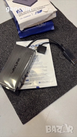 WavLink USB-A/USB-C to Dual HDMI 4K@60Hz Display Adapter