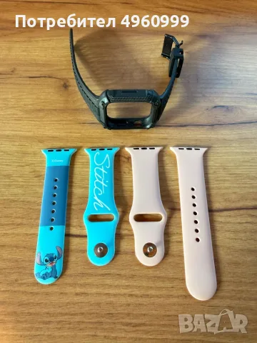 Apple Watch Series 5 44mm GPS Space Gray + Оригинална Кутия и Аксесоари, снимка 3 - Смарт часовници - 56239588