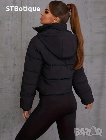 🔥 Дамско зимно яке с качулка, снимка 3 - Якета - 51935174