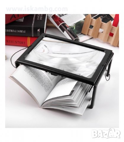 УВЕЛИЧИТЕЛЕН ЕКРАН С ЛУПА, РАЗМЕР A4 - код 2121, снимка 3 - Други стоки за дома - 33917760