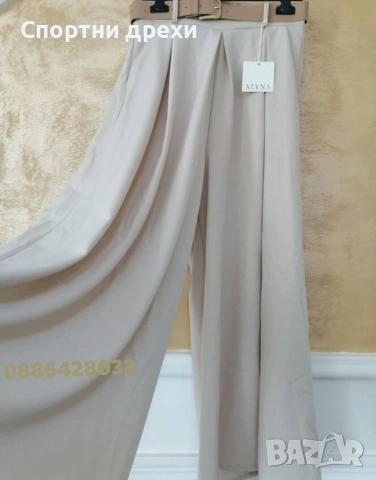 Прекрасен модел пола-панталон с колан и джобове, снимка 3 - Панталони - 54023809