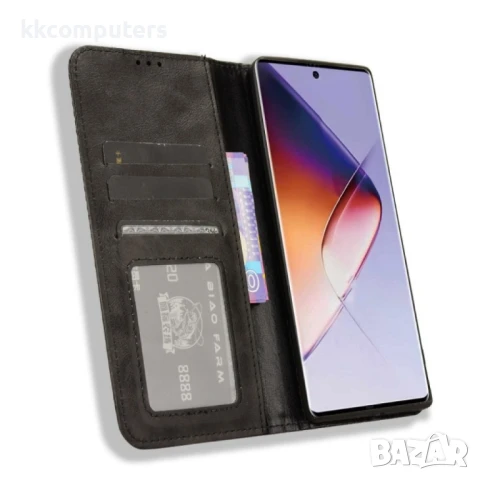 Infinix Note 40 Pro 5G Magnetic Buckle Retro Texture Кожен Калъф и Протектор, снимка 7 - Калъфи, кейсове - 51275110