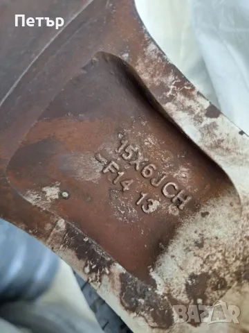 ОРИГИНАЛНИ АЛУМИНИЕВИ ДЖАНТИ ЗА МАЗДА  5Х114,3Х67-15цола, снимка 7 - Гуми и джанти - 49857961