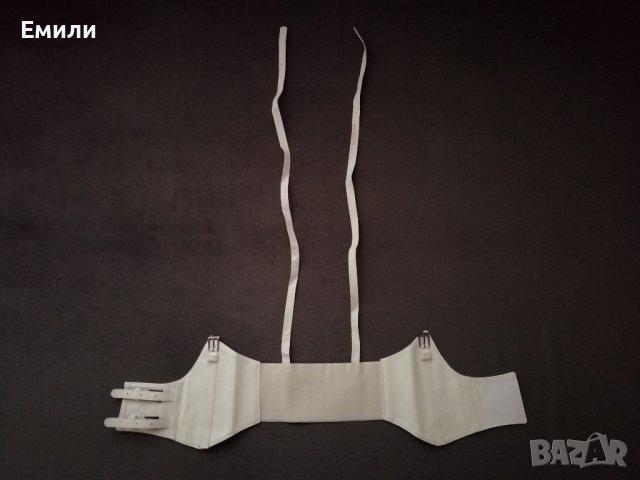 Бял кожен корсет колан р-р XS, S, M, снимка 12 - Корсети, бюстиета, топове - 38966945