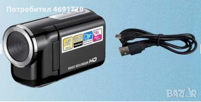 мини видео камера, снимка 3 - Камери - 52893609