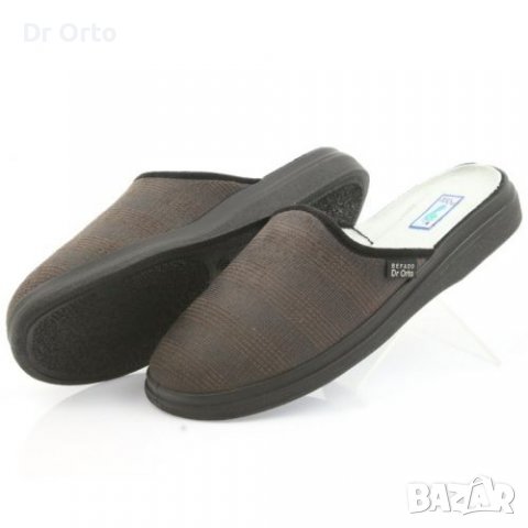 BEFADO DR ORTO Ортопедични мъжки чехли със сребърни йони, Сиви, снимка 5 - Мъжки чехли - 38846827