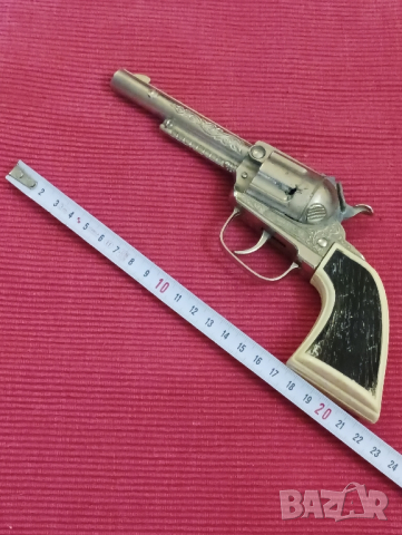 Стара играчка пистолет с капси USA. , снимка 4 - Колекции - 44509933