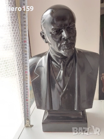 СССР-Много рядък бюст(-папиемаше) на В.И.Ленин/автор Иван Дмитриевич Шадр-1926 год., снимка 2 - Антикварни и старинни предмети - 54328639
