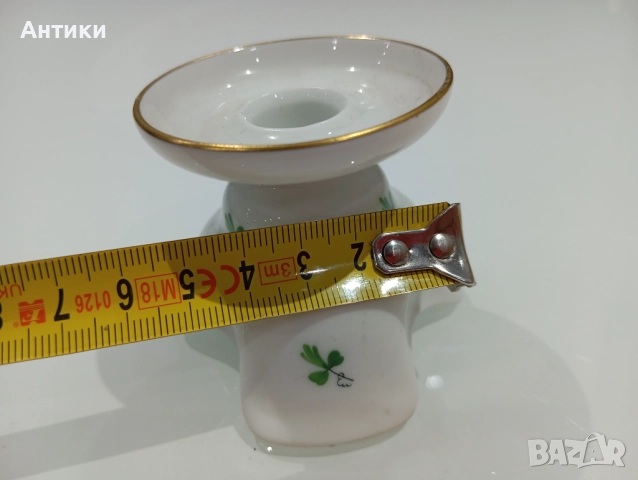 Красив порцеланов свещник маркиран , снимка 5 - Статуетки - 52540726