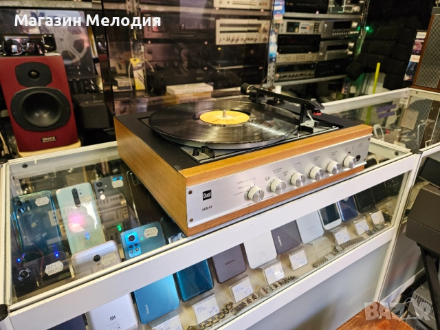 Грамофон DUAL HS 41 Профилактиран, с нова игла. В отлично състояние., снимка 12 - Грамофони - 52692636