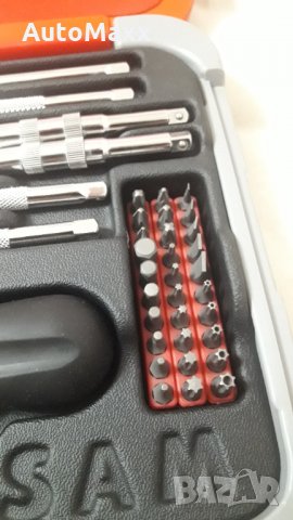 Комплект тресчотни отверки с накрайници SAM-France, снимка 3 - Отвертки - 35230723