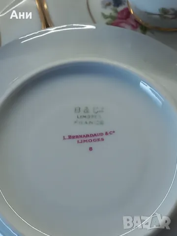 Порцеланов сервиз за кафе Limoges L. Bernardaud & C 1933, снимка 15 - Сервизи - 49691002