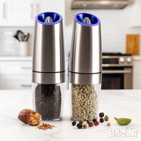 Мелница за сол или пипер с прозрачно дъно и смилане от ситно до едро, снимка 3 - Други - 52097804