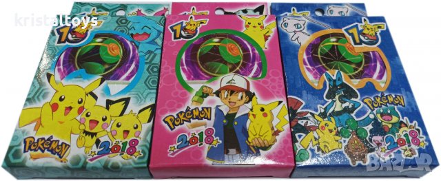 Покемон Pokemon, карти за игра и колекция с герои и точки