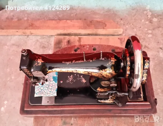 Шевна машина "Сингер", снимка 2 - Антикварни и старинни предмети - 50186639