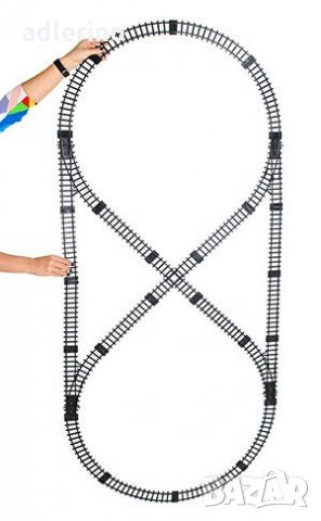 Детска игра Електрическа железница, детско влакче на релси, електрическо влакче на релси, 1,8 метра, снимка 8 - Коли, камиони, мотори, писти - 34164969