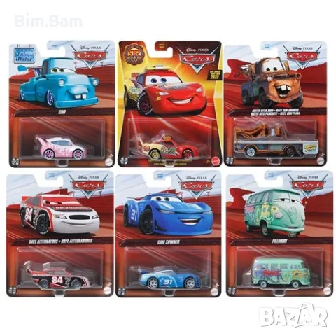Колички Cars - Карс / Колите - комплекти, снимка 10 - Коли, камиони, мотори, писти - 56342183