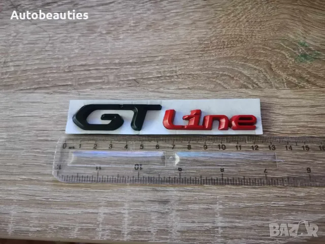 Peugeot GT Line червена с черно емблема, снимка 5 - Аксесоари и консумативи - 49658662