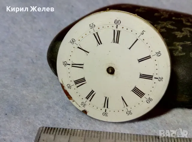 МЕХАНИЗЪМ от СТАР ШВЕЙЦАРСКИ ДЖОБЕН ЧАСОВНИК с ПОРЦЕЛАНОВ РИМСКИ ЦИФЕРБЛАТ За КОЛЕКЦИЯ ЧАСТИ 49653, снимка 10 - Джобни - 48633693