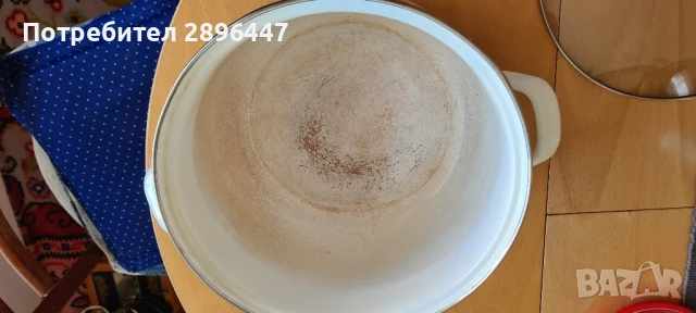 Емайлирана тенджера 8 литра Намалена, снимка 5 - Съдове за готвене - 50715716