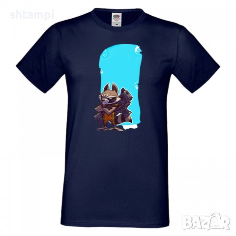 Мъжка тениска Marvel Rocket Racoon 1  Игра,Изненада,Подарък,Геймър,, снимка 12 - Тениски - 36790725