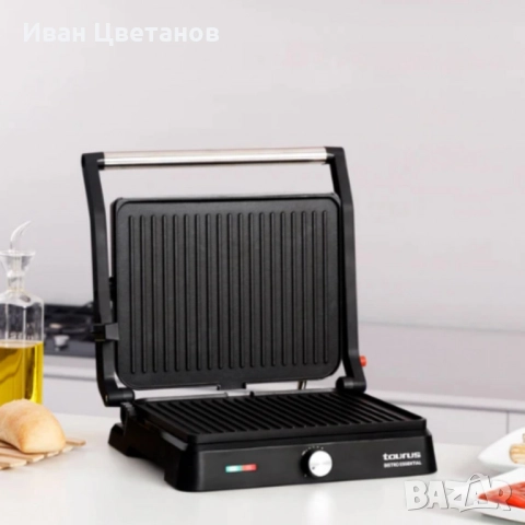 Taurus Bistro Essential, 2 в 1, Грил-плоча - с козметичен ДЕФЕКТ, има добавени снимки