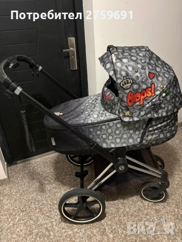  Детска количка Cybex Priam Rebellious, снимка 7 - Детски колички - 54146764