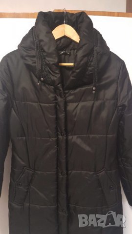 Готино дамско черно яке/шуба, М, снимка 3 - Якета - 35639659