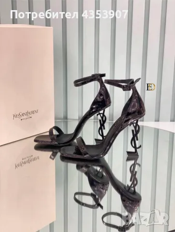 Yves Saint Laurent дамски обувки на ток, снимка 5 - Дамски обувки на ток - 48735732