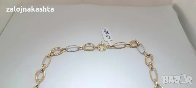 Нов -Златен синджир-7,53гр/14кр, снимка 5 - Колиета, медальони, синджири - 47276944