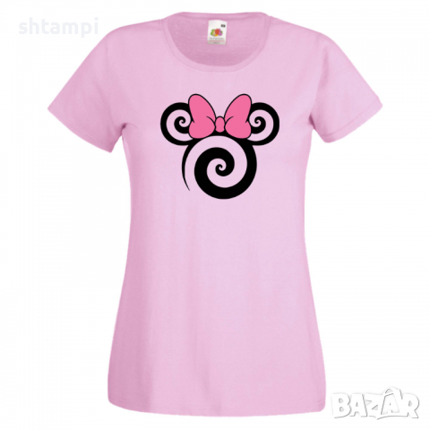 Дамска тениска Minnie Head 1Подарък,Изненада,Рожден ден,, снимка 4 - Тениски - 36530035