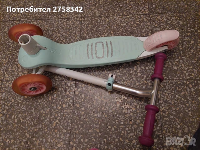 Детска тротинетка Oxelo, снимка 7 - Детски велосипеди, триколки и коли - 52257909
