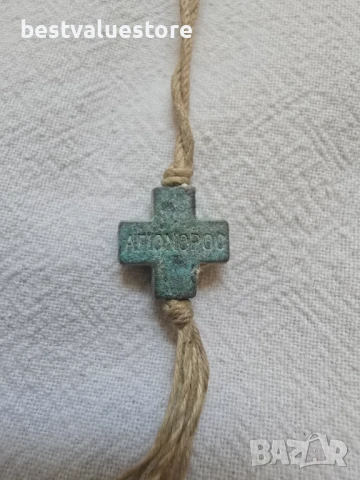 Гръцки Метален Кръст, снимка 2 - Колиета, медальони, синджири - 51226469